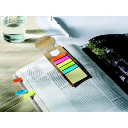 Bookmark with sticky memo pad