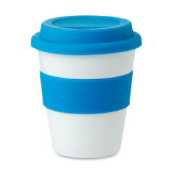 PP tumbler with silicone lid