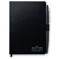 A5 notebook with pen 72 lined