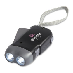 2 LED dynamo torch