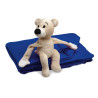 Fleece blanket with bear