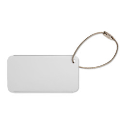 Aluminium luggage tag