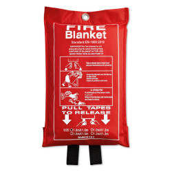 Fire blanket in pouch 100x95cm