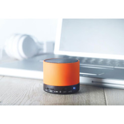 Round wireless speaker