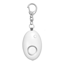 Personal alarm with key ring