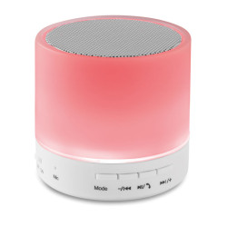 Round wireless speaker LED