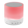 Round wireless speaker LED