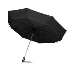 Foldable reversible umbrella