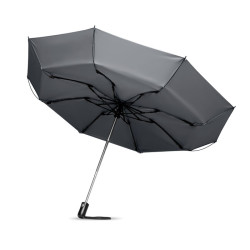 Foldable reversible umbrella