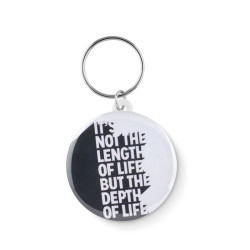 Small pin button key ring