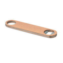 Wooden bottle opener