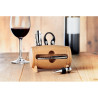 4 pcs wine set in wooden stand