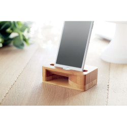 Bamboo phone stand-amplifier