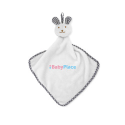 Plush rabbit design baby towel