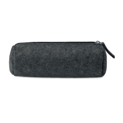 Felt zippered pencil case