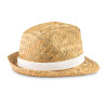 Natural straw hat