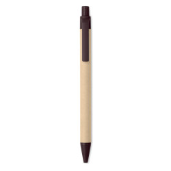 Push ball pen coffee husk/ABS