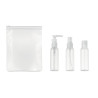 Travel set PE in PEVA pouch