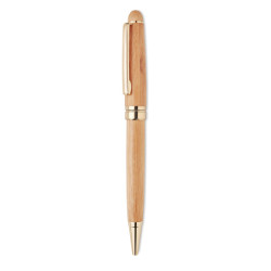 Bamboo twist ball pen in box