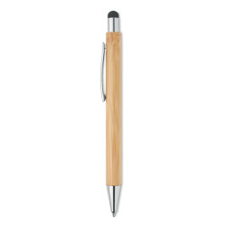 Bamboo stylus pen blue ink