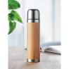 Double wall bamboo cover flask