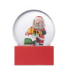 Snow ball glass ornament