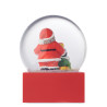 Snow ball glass ornament