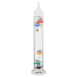 Galileo thermometer glass 28cm