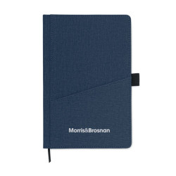 A5 notebook PU front pocket