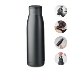 Heat-cool double wall bottle