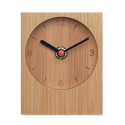 Bamboo table clock