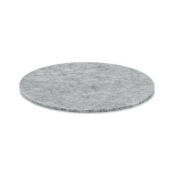 Round coaster in RPET felt