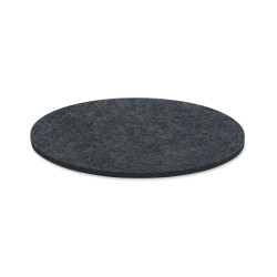 Round coaster in RPET felt