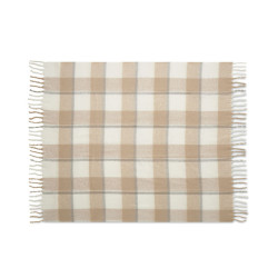 Chequered mohair blanket