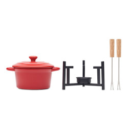 Ceramic fondue set 300 ml