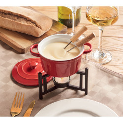 Ceramic fondue set 300 ml