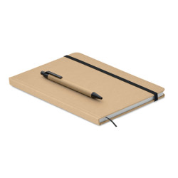 A5 notebook in recycled carton