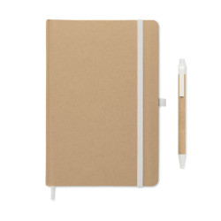 A5 notebook in recycled carton