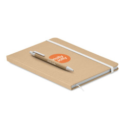 A5 notebook in recycled carton