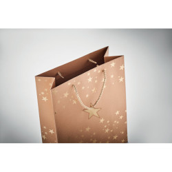 Gift paper bag with pattern