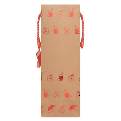 Gift paper bag with pattern