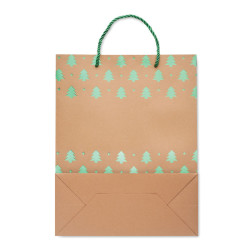 Gift paper bag with pattern