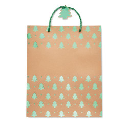 Gift paper bag with pattern