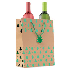 Gift paper bag with pattern