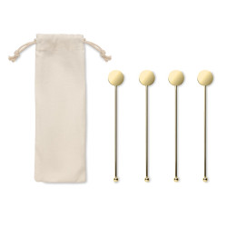 Stainless steel stirrers set