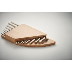 Hex key set in bamboo