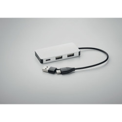 3 port USB hub with 20cm cable