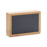 Solar bamboo wireless speaker