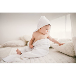 Cotton hooded baby towel