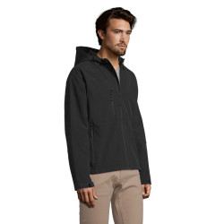 REPLAY MEN HOODED SOFTSHELL